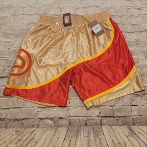 75th Anniversary Gold Swingman Atlanta Hawks 1996-97 Shorts